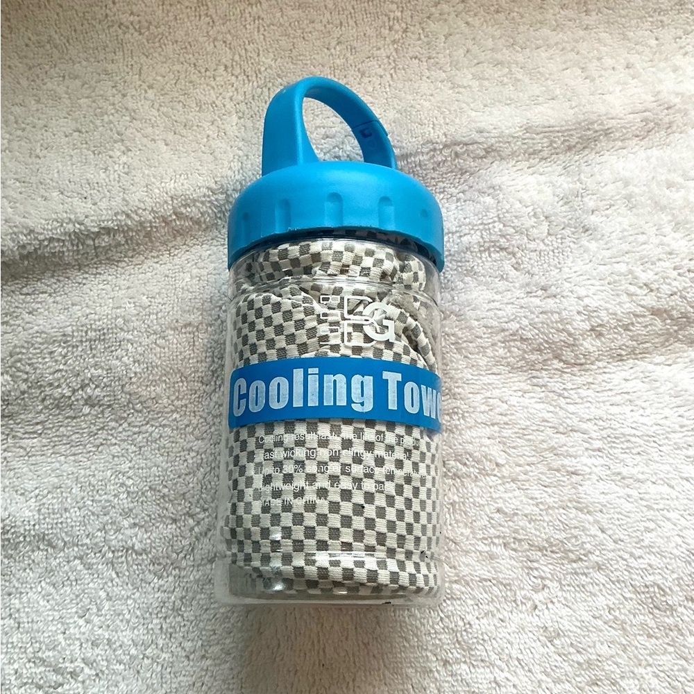 Gray Cooling Towel for Men, Women, Kids and Pets